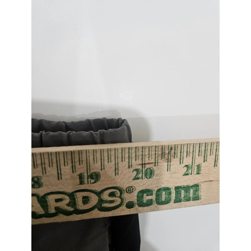 The North Face Mens XXL Gray Black Nylon Cargo Jogger Hiking Pants Drawstring